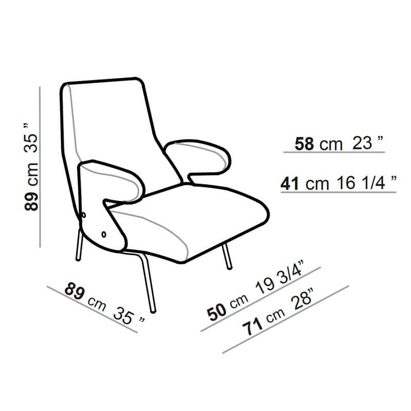 Delfino chair 1954 – Histoire Delfino chair 1954 – Histoire