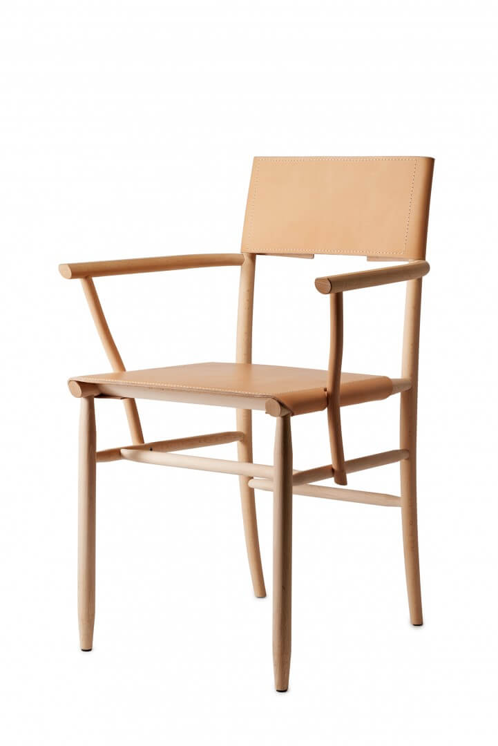 Madonna Arm Chair Volledig Gestoffeerd – ZWART