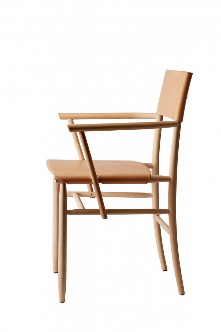 Madonna Arm Chair Volledig Gestoffeerd – ZWART