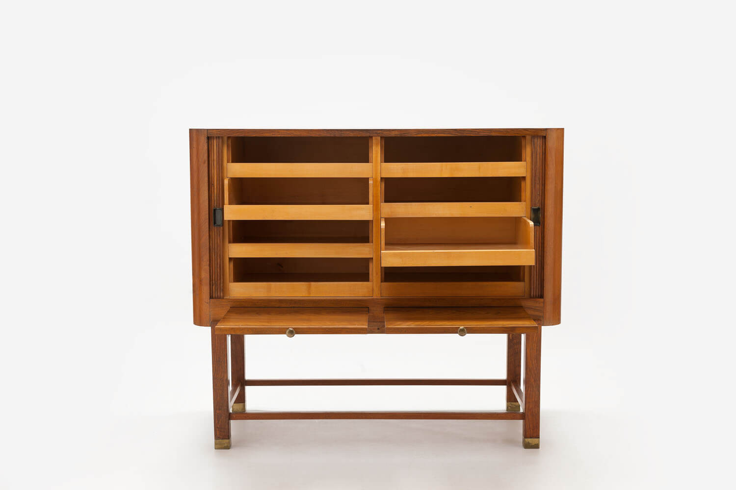 Vintage Walnoot houten Cabinet