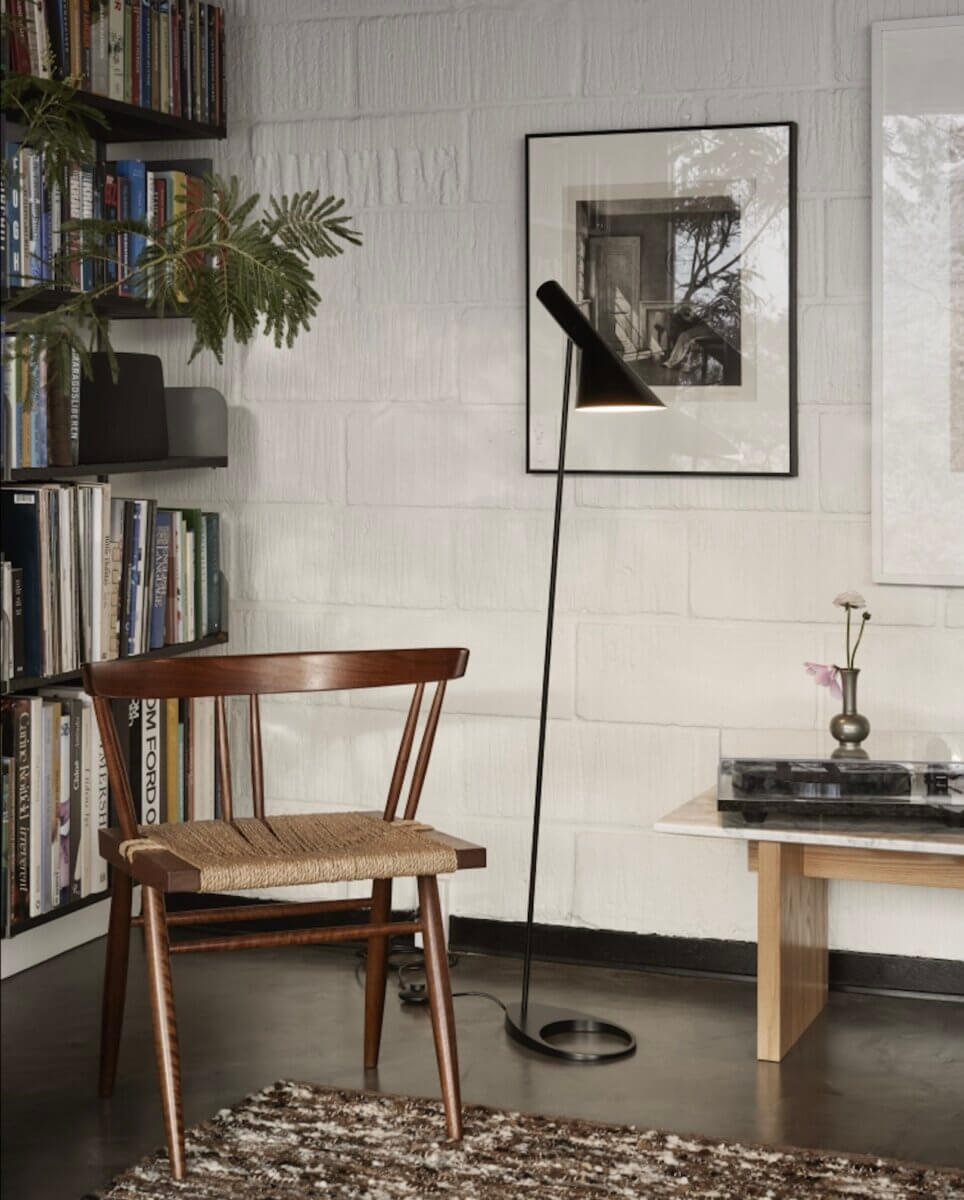 AJ Staande lamp ZWART