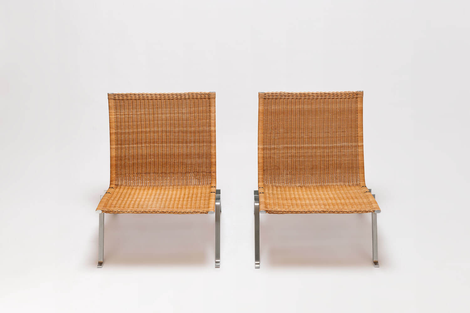 Vintage Cane PK22 Easy Chairs (2)