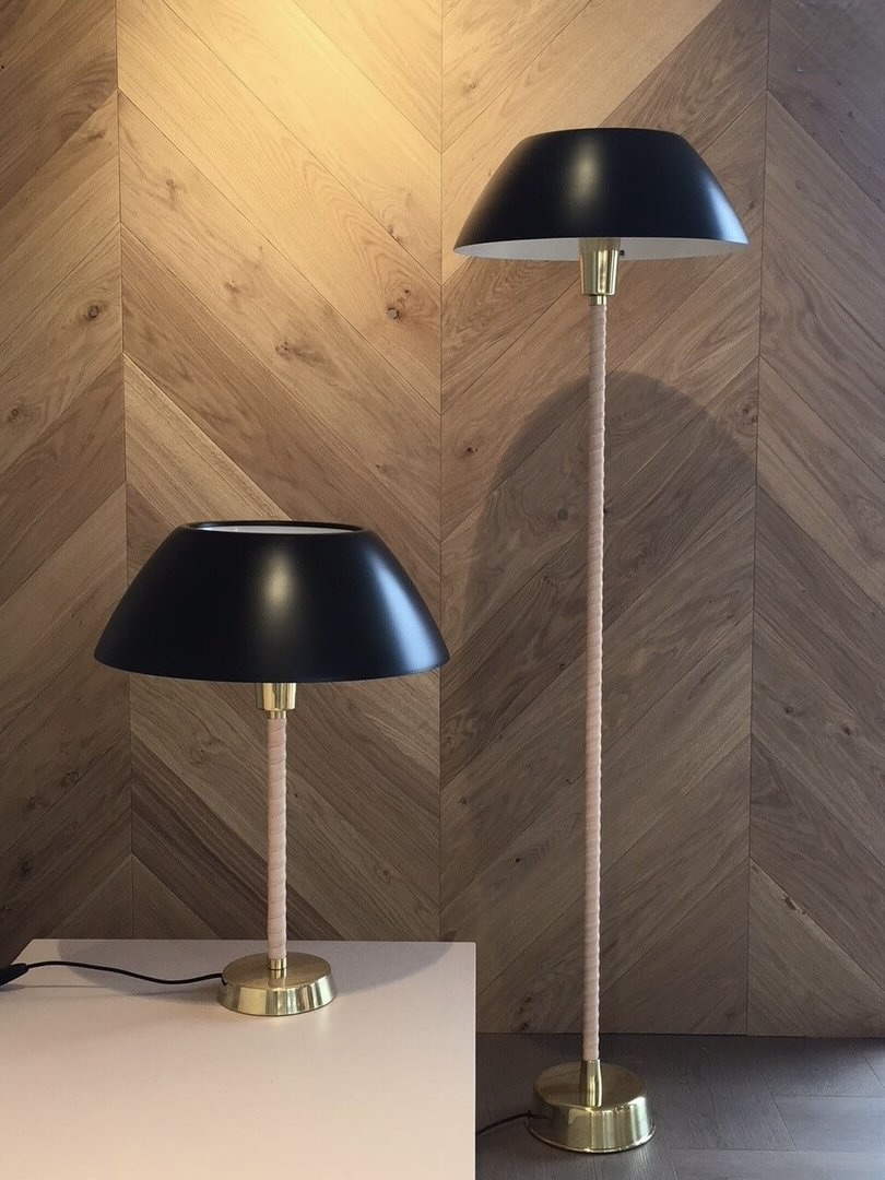 Senator Lamp – Grijs-Blauwe Kap