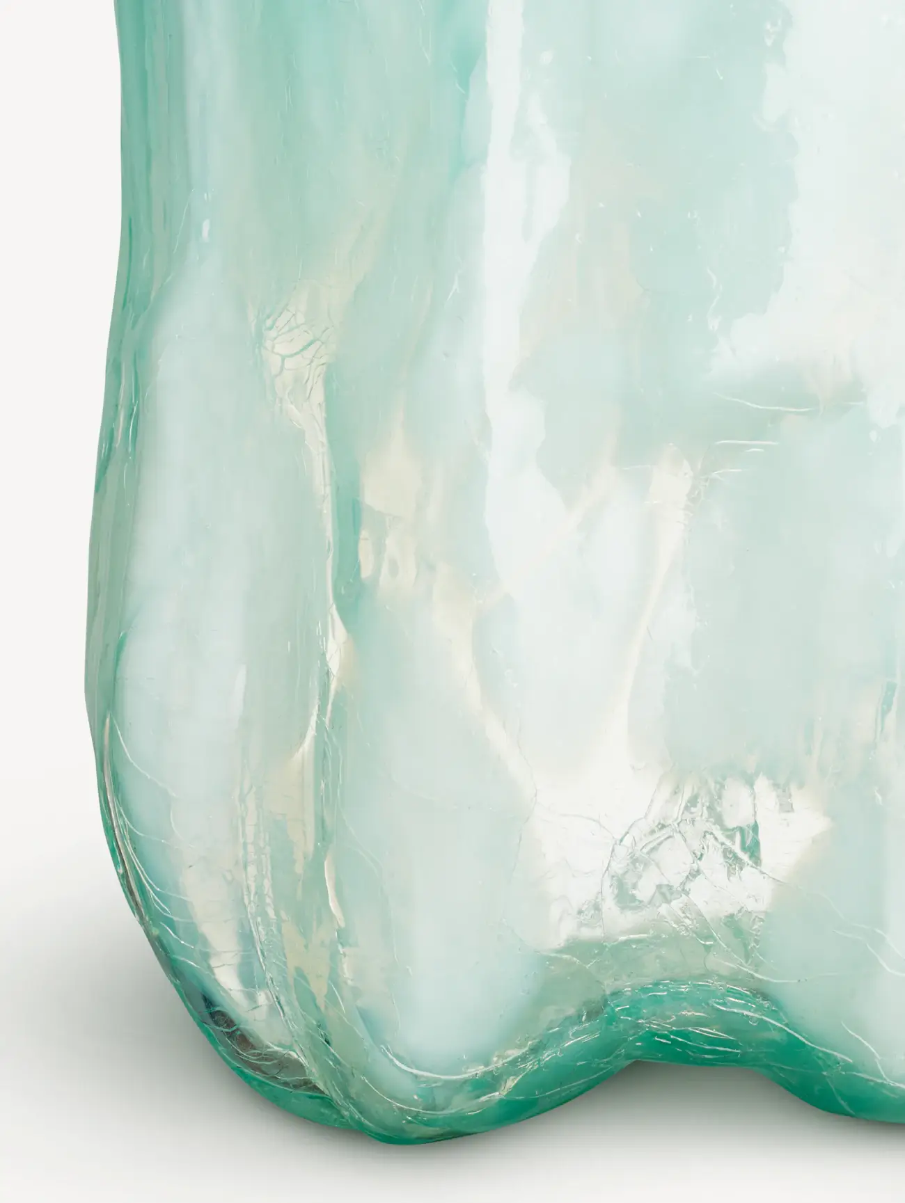 Crackle Vase Jade groen