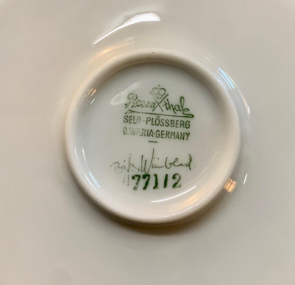 Vintage Miniature Plate