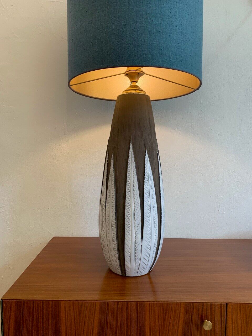 Vintage ‘Paprika’ XL Tafellamp