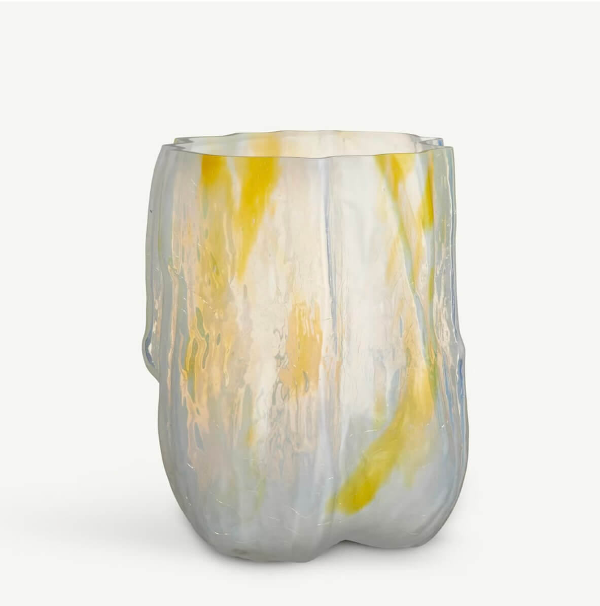 Crackle Vase Lemon Sorbet