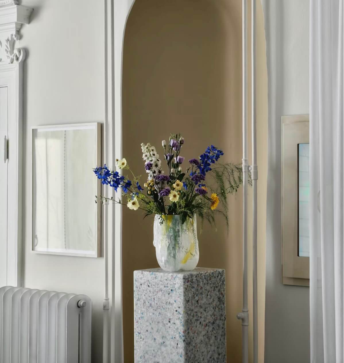 Crackle Vase Lemon Sorbet