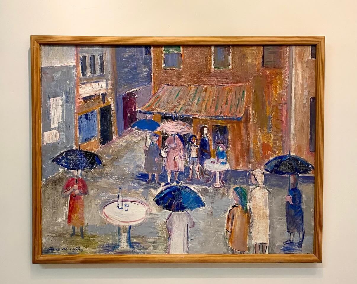 Café straattafereel, 1960