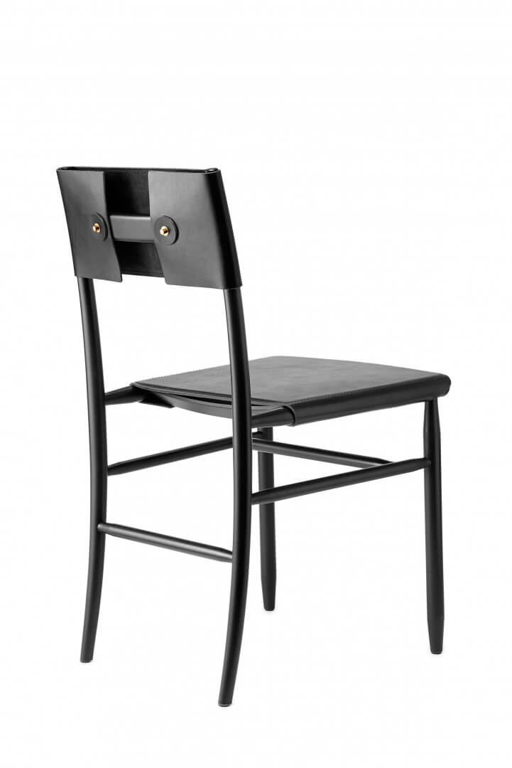 Madonna Arm Chair Volledig Gestoffeerd – ZWART