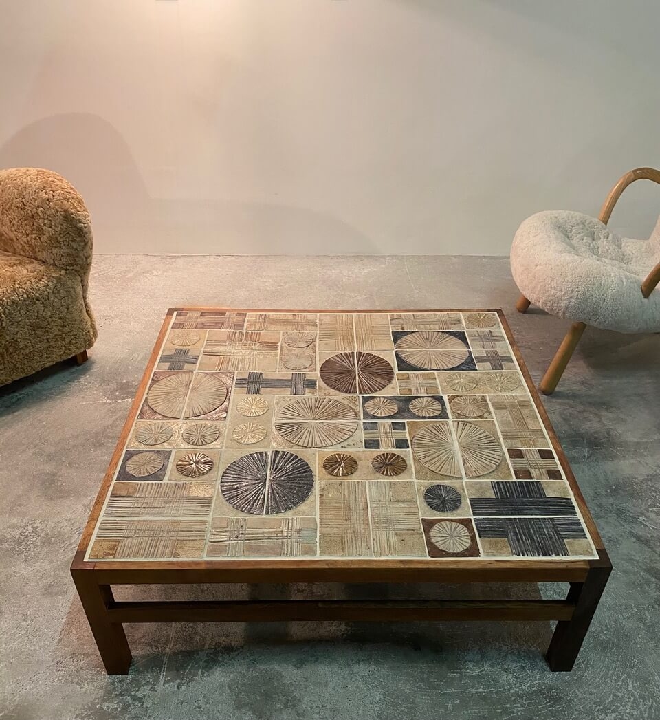 Vintage Tableau Salontafel