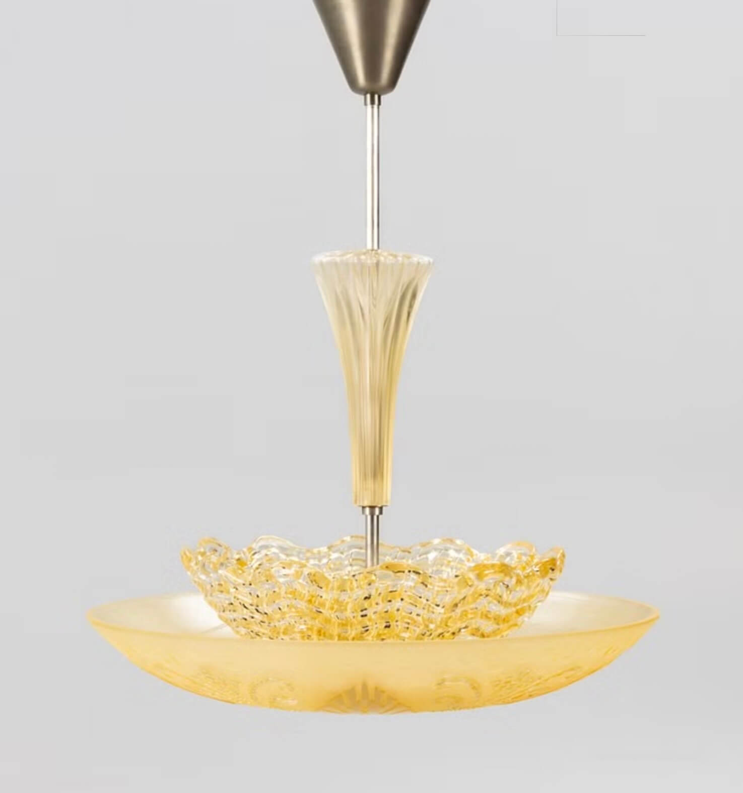 Gestileerd bladmotief lamp