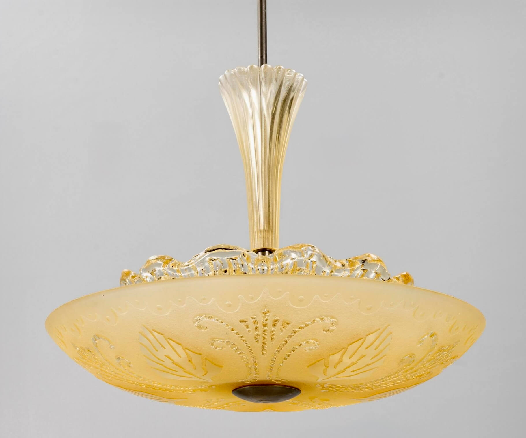 Gestileerd bladmotief lamp