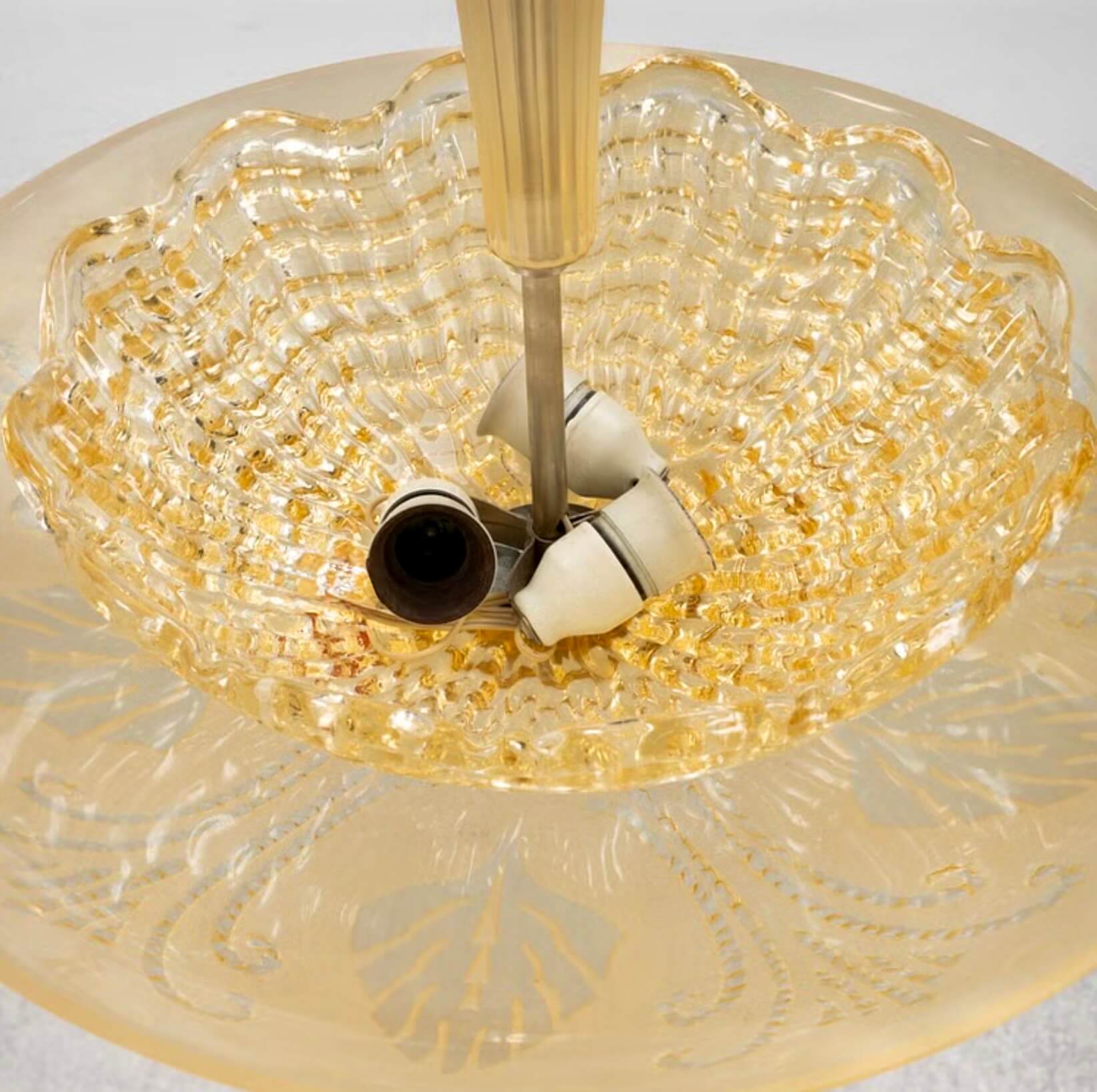 Gestileerd bladmotief lamp