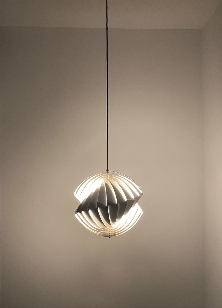 Vintage Konkylie lamp