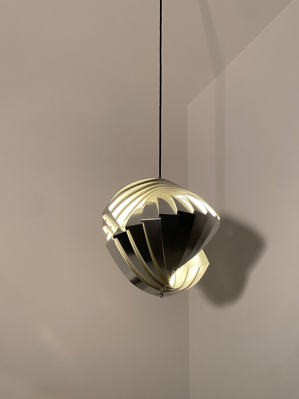 Vintage Konkylie lamp