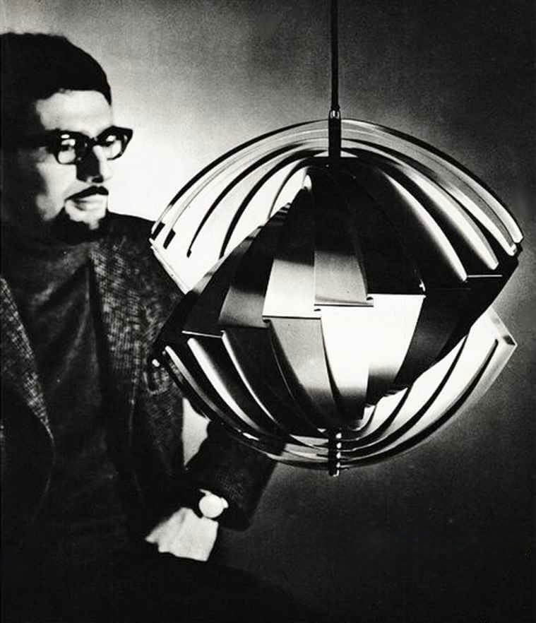 Vintage Konkylie lamp