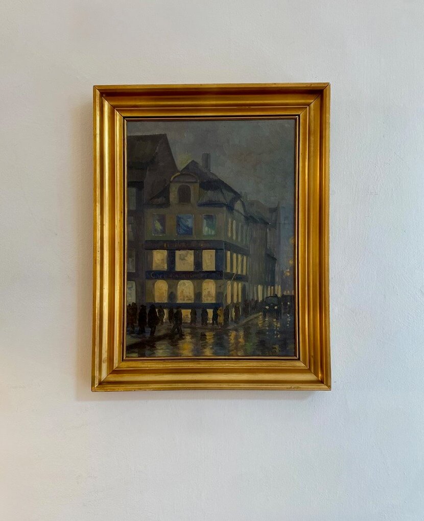 Avondlicht op Højbro Plads