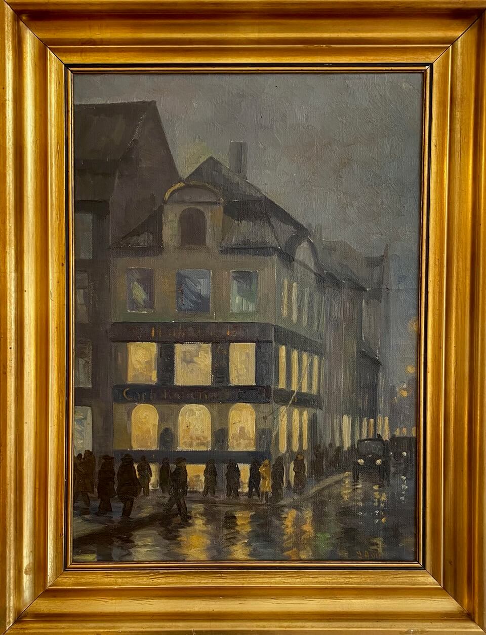 Avondlicht op Højbro Plads