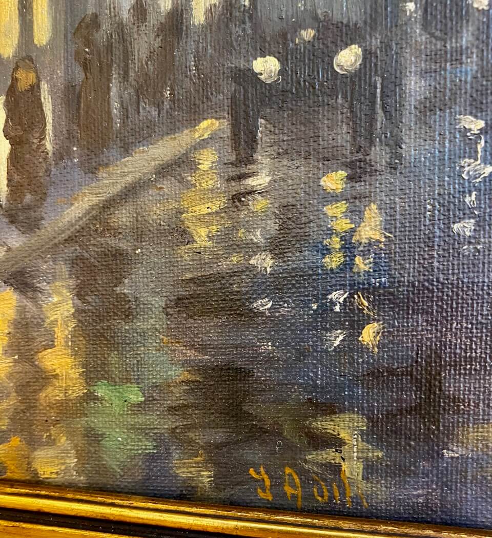 Avondlicht op Højbro Plads