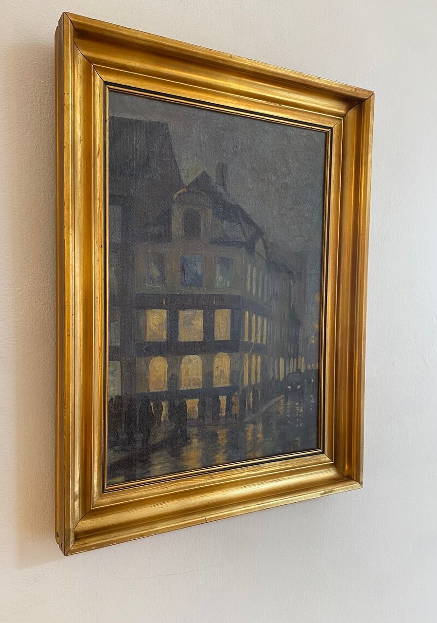 Avondlicht op Højbro Plads